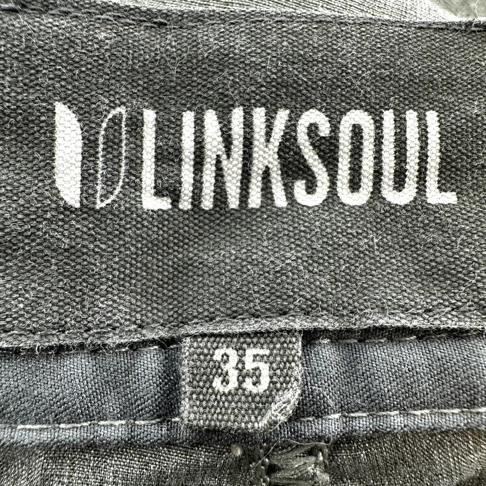 Linksoul Boardwalker Shorts Chino Pockets Quick Dry Golf Stretch Breeze Gray 35 - Picture 3 of 5